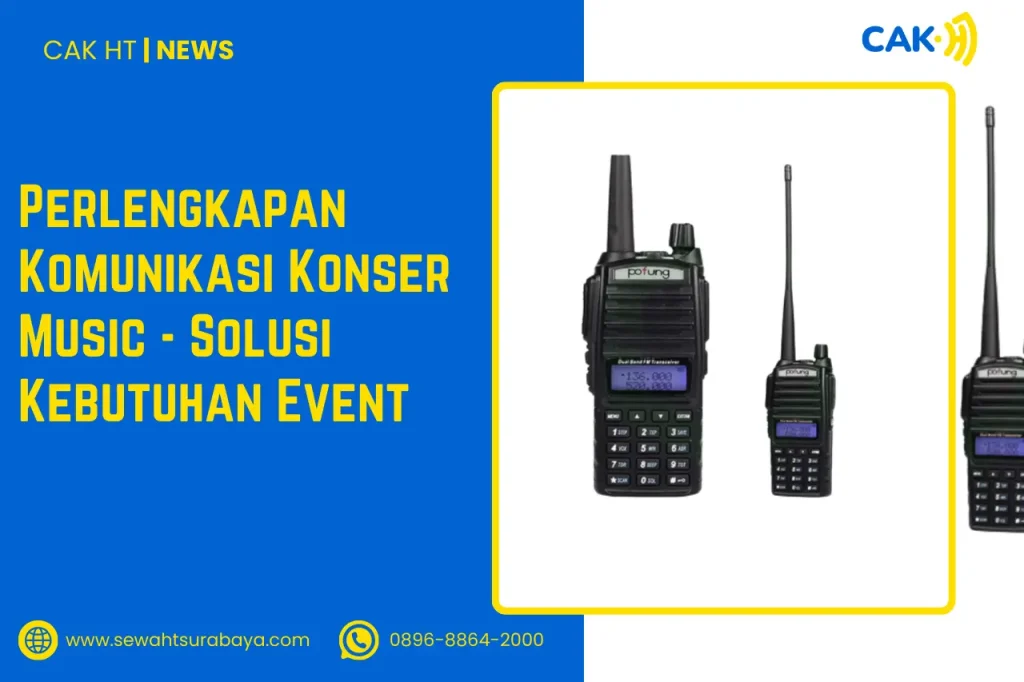 Perlengkapan Komunikasi Konser Music